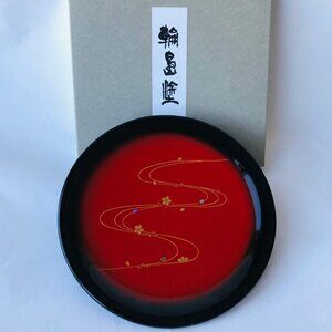 New Wajima lacquer Artisan handcrafted Confectionery bowl Made in Japan